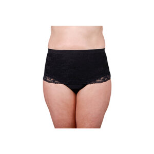 Suportx Female Hernia Support Girdles with Lace Low Waisted Black