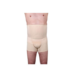 Suportx Male Hernia Support Girdles with Lace High Waisted Neutral