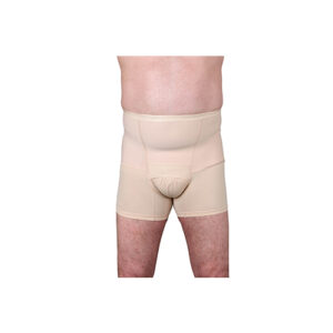 Suportx Male Hernia Support Girdles with Lace Low Waisted Neutral