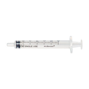 Luer Slip Syringe Without Needle - Central Nozzle 3mL