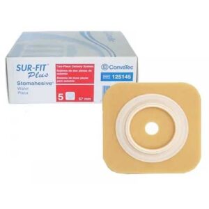 Sur-Fit Plus Two-Piece Stomahesive Wafer Cut-To-Fit Skin Barrier 57mm