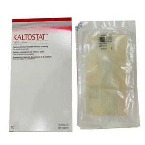 Kaltostat Calcium Sodium Alginate Wound Dressing 10x20cm Sterile