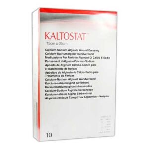 Kaltostat Calcium Sodium Alginate Wound Dressing 15x25cm Sterile