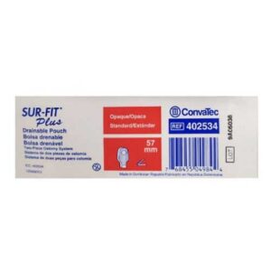 Surfit + Pouch Standard Drainable Opeque 57mm