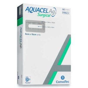 Aquacel Ag Surgical Cover Dressing Waterproof 9x15cm