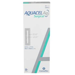 Aquacel Ag Surgical Cover Dressing Waterproof 9x35cm
