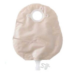 Natura + Two-Piece Urostomy Pouch With Soft Tap Standard Transparent 70mm