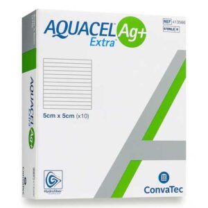 Aquacel Ag+ Extra Dressings Square 5x5cm