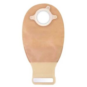 Natura + Drainable Pouch Medium With Filter 1-Sided Comfort InvisiClose Transparent 45mm