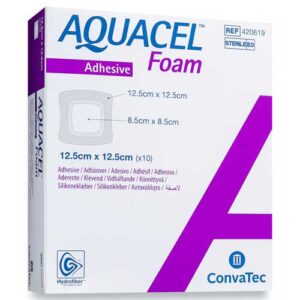 Aquacel Foam dressing Adhesive Square 12.5x12.5cm