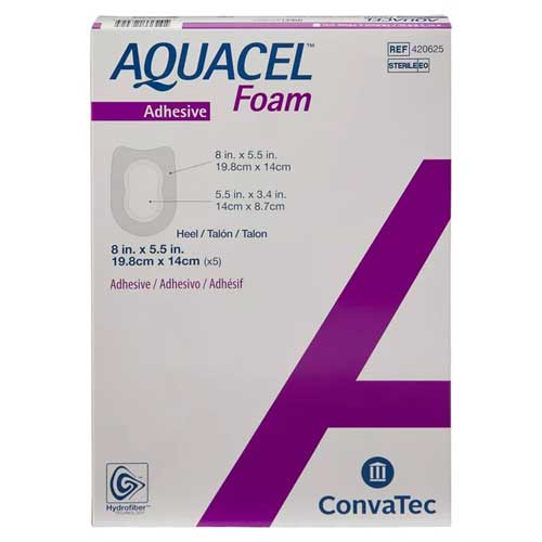 Aquacel Foam Adhesive Heel 19.8x14cm