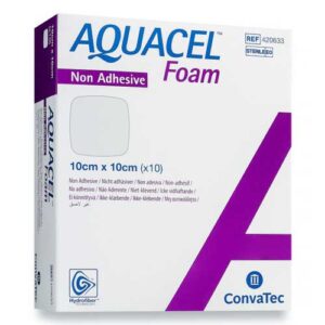 Aquacel Foam Dressing Non-Adhesive Square 10x10cm