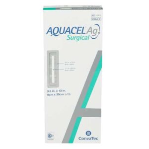 Aquacel Ag Surgical cover dressing For incisions up to 22cm 9x30cm
