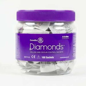 Diamonds Gelling And Odor Control Sachets 1 Jar-100 Sachets