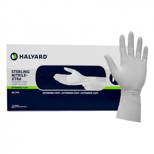 Halyard Sterling Nitrile Powder-Free X-Large Examination Gloves