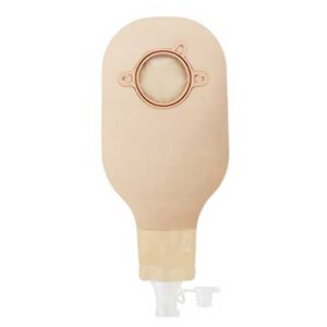 Hollister New Image Two-Piece High Output Drainable Ostomy Red Pouch Soft Tap Closure 57mm