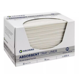 Halyard Absorbent Tray Liners Small 20cm x 24cm