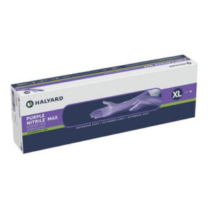 Halyard Purple Nitrile Max Powder-Free X-Large Examination Gloves