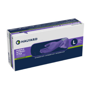 Halyard Purple Nitrile-Xtra Powder-Free Large Examination Gloves
