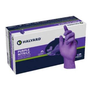 Halyard Purple Nitrile Powder-Free X-Large Examination Gloves