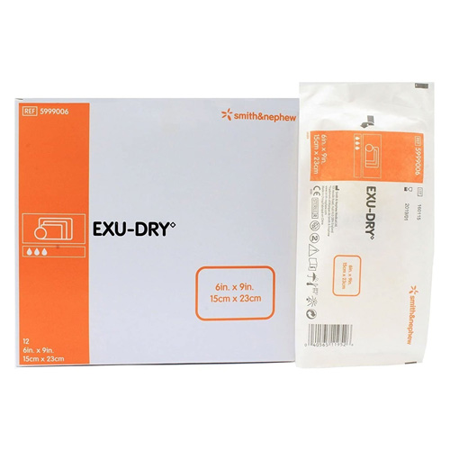 Smith+Nephew Exu-Dry Dressing 15X23cm Full Absorb