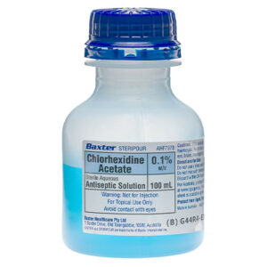 Chlorhexidine 0.1% Antiseptic Solution 100mL