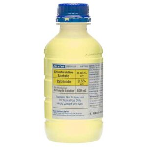 Baxter Chlorhexidine 0.05% & Cetrimide 0.5% Antiseptic Solution 500mL