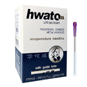 Hwato Acupuncture Needles with Guide Tube 0.25 x 30mm