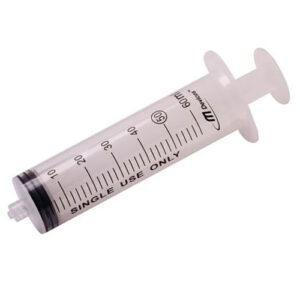 Luer Slip Syringe without Needle Concentric Nozzle 60 ml
