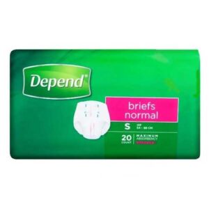 Depend Brief Normal Small Hip 54-88cm 1860ml Pink