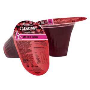 Flavour Creations Cranberry Drink 150 Level 2 Mildly Thick 175ml Dysphagia RTD