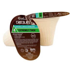 Flavour Creations Nutritionally Complete Chocolate 900 Level 4 Extremely Thick 175ml Dysphagia Cup RTD