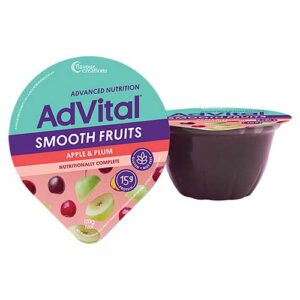 Flavour Creations AdVital Nutritionally Complete Smooth Fruits Apple And Plum 120g