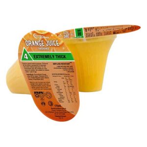 Flavour Creations Orange Juice 900 Level 4 Extremely Thick 175ml Dysphagia Cup RTD