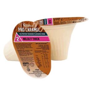 Flavour Creations 15g Protein Caramel Flavour 150 Level 2 Mildly Thick 175ml Dysphagia Cup RTD