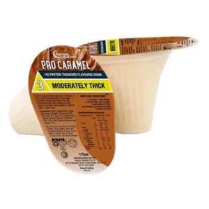 Flavour Creations 15g Protein Caramel 400 Level 3 Moderately Thick 175ml Dysphagia Cup RTD