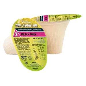 Flavour Creations Pro Lemon Lime Flavour 150 Level 2 Mildly Thick 175ml Dysphagia Cup RTD