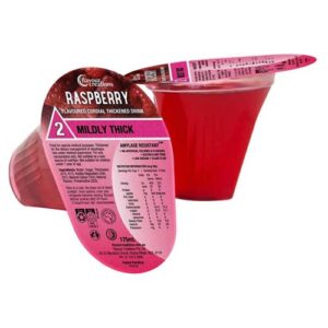 Flavour Creations Raspberry Cordial 150 Level 2 Mildly Thick 175ml Dysphagia Cup RTD
