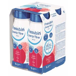 Fresubin Energy Fibre Drink Strawberry Flavour 200ml EasyBottle