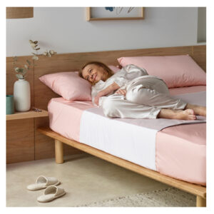 Staydry Blue-e Bed Pad 2L Single Bed With Wings 90x100cm Lilac