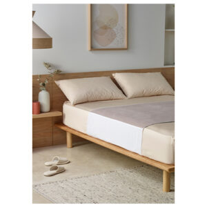 Staydry Boss 3L Double Bed Pad With Wings 90x142cm Clay