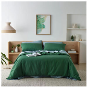 Staydry Quilt Cover Set Olive Double Bed