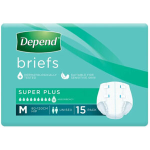 Depend Brief Super Plus Medium Hip 80-120cm Unisex 3520ml