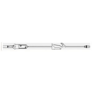 Blood Admin Vented Set 200 Micron filter with roller clamp & MCC 195cm