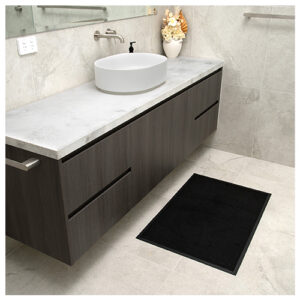 Staydry Low Profile Non-Slip Black Floor Mat 85x120cm 