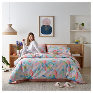 Staydry Wonderlust By Deb Mcnaughton Limited Edition Waterproof Quilt Cover Set For Single Bed