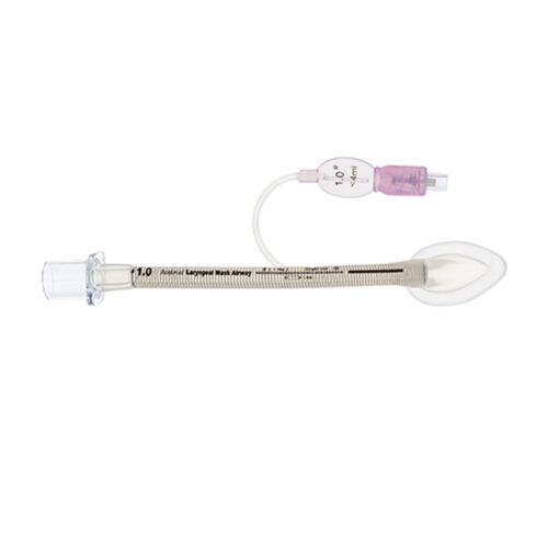 M Devices Reinforced Silicone Disposable Laryngeal Airway Mask 1.0 Purple Sterile