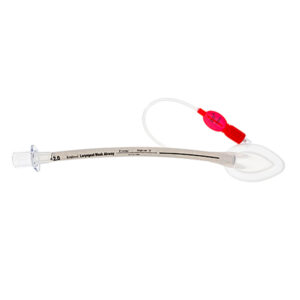 M Devices Reinforced Silicone Disposable Laryngeal Airway Mask 2.0 Red Sterile