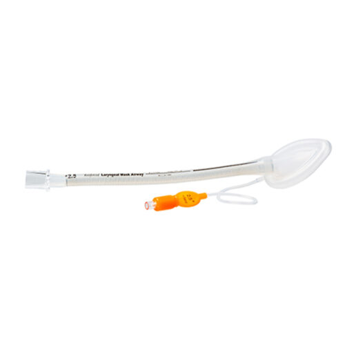M Devices Reinforced Silicone Disposable Laryngeal Airway Mask 2.5 Orange Sterile
