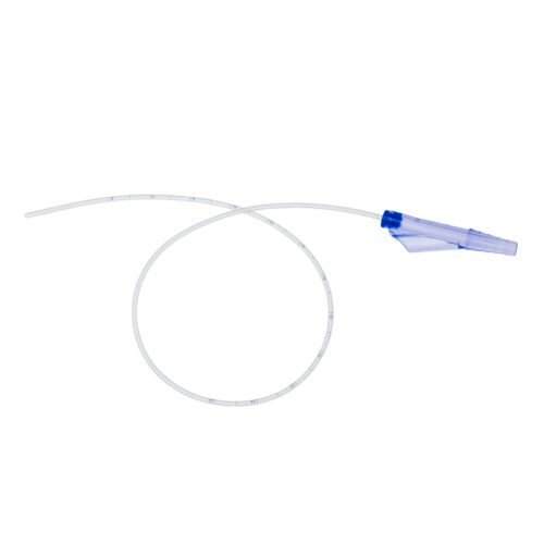M Devices Suction Catheter Round Tip Y Type Control Vent 560mm 8FR Light Blue Sterile